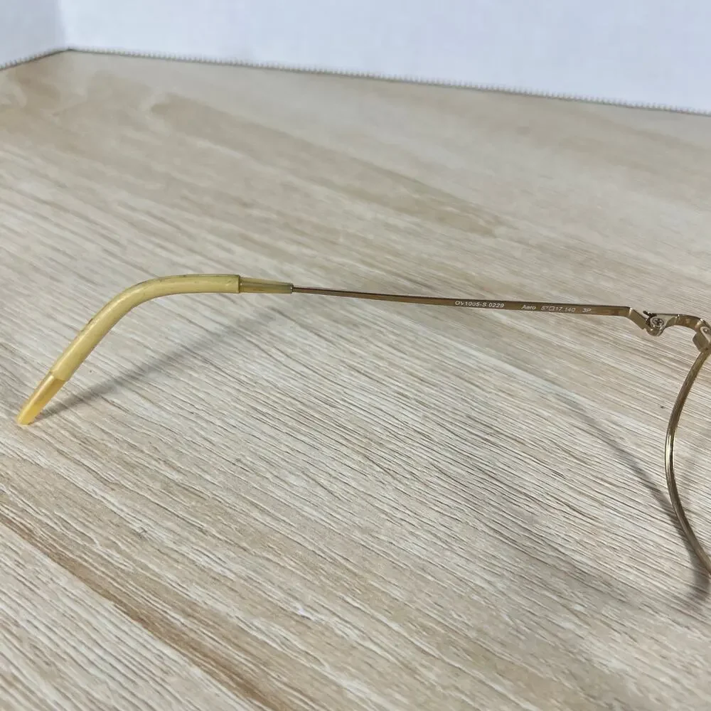 Oliver Peoples OV1005-S 0229 Aero VFX Sunglasses FRAMES ONLY Gold 57-17-140